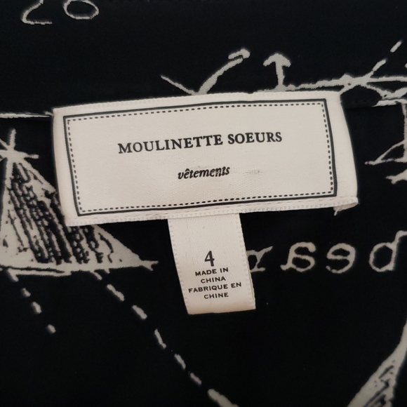 Silk origami print dress - Picture 4 of 12